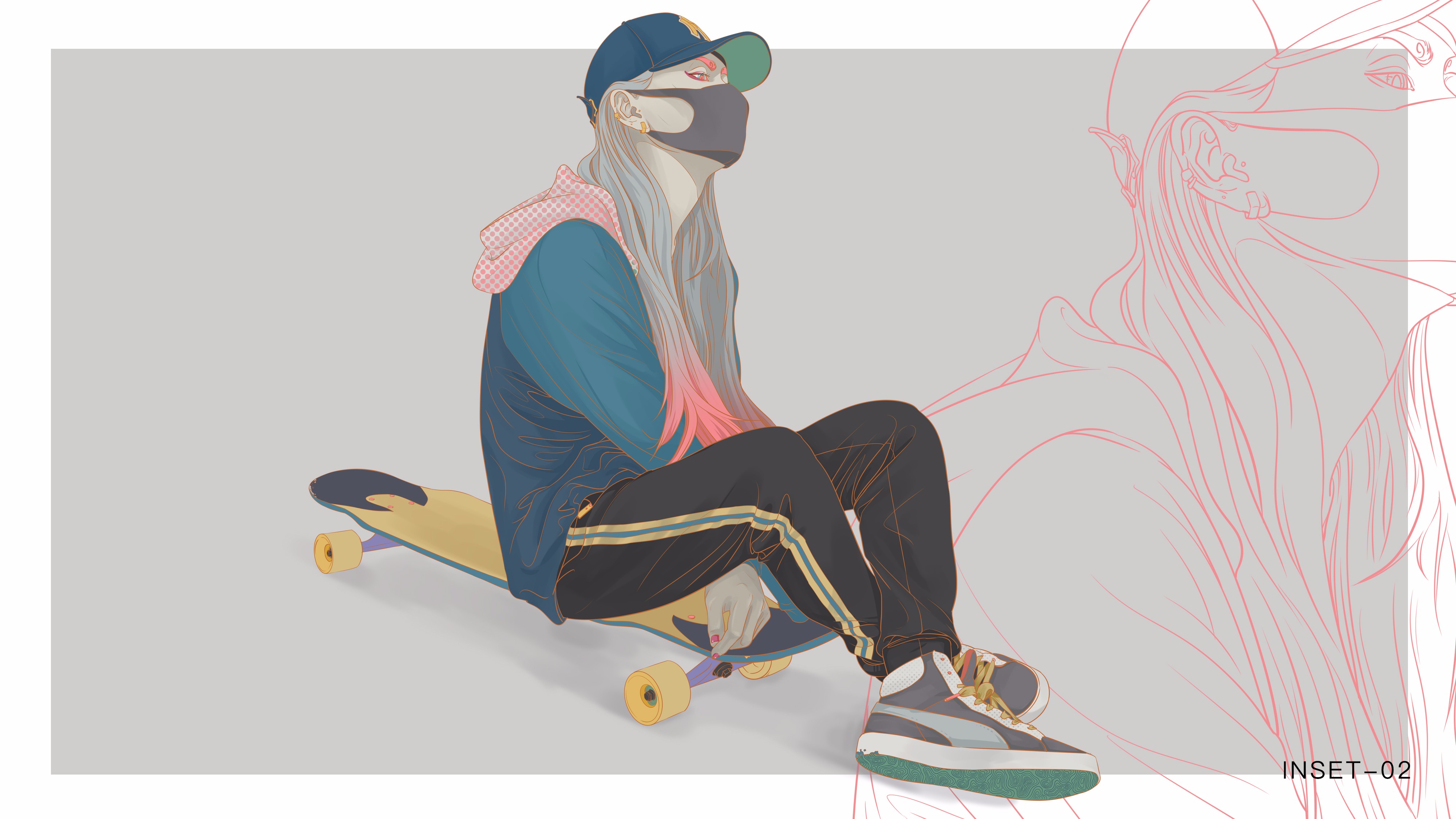 滑板少年A