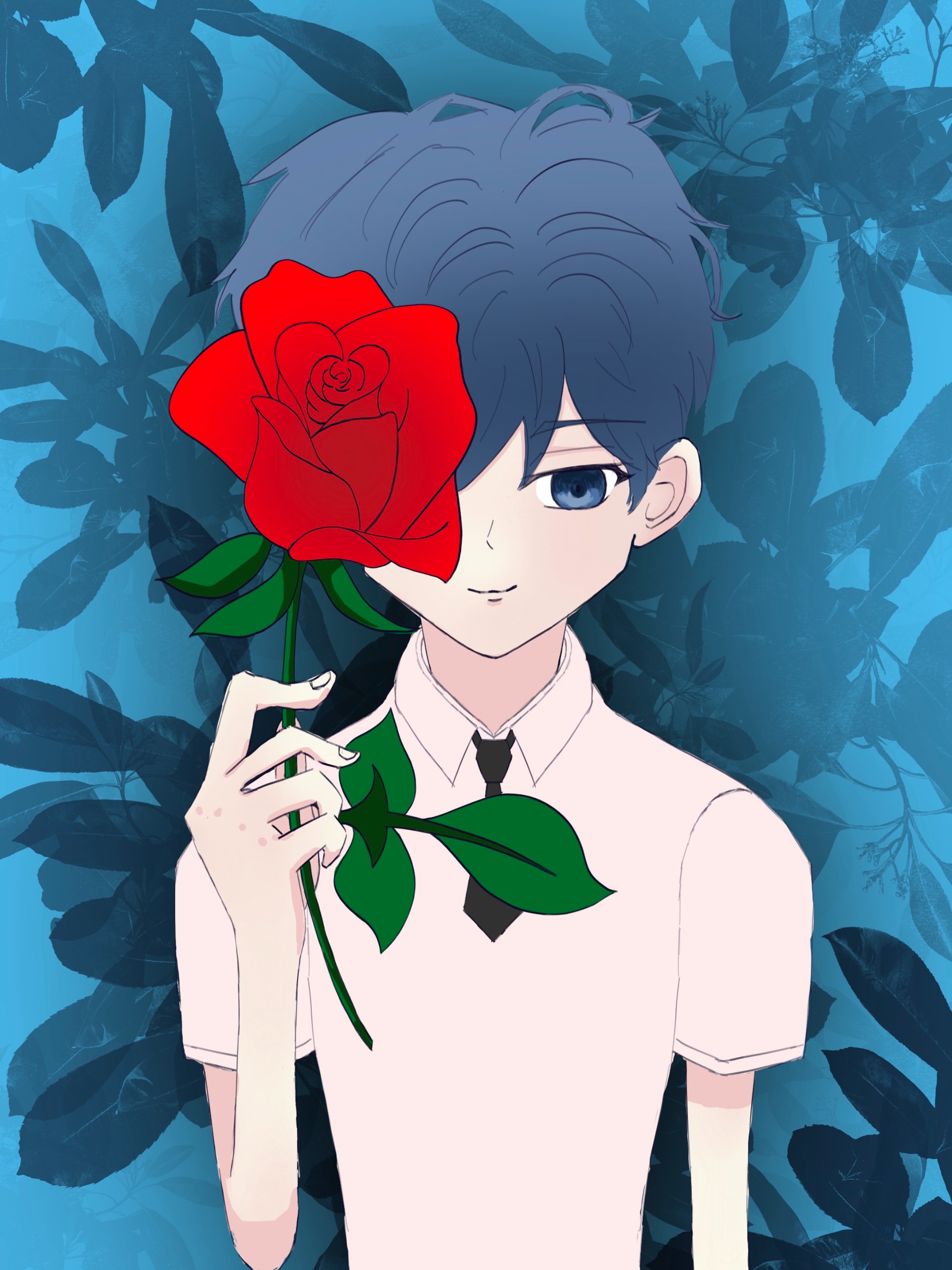 少年与玫瑰