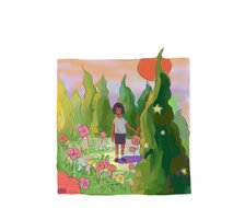 花园-插画原创