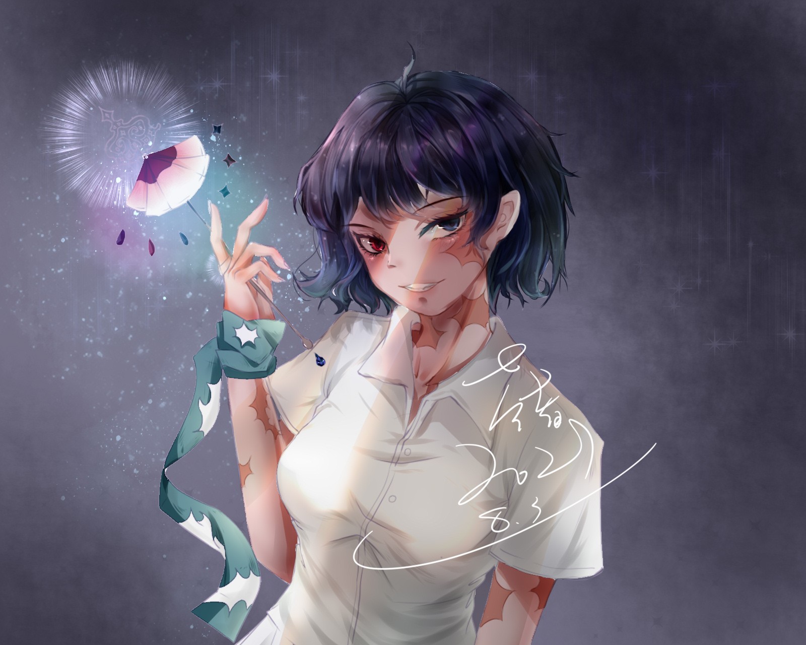 "魔杖~"少女插画图片壁纸