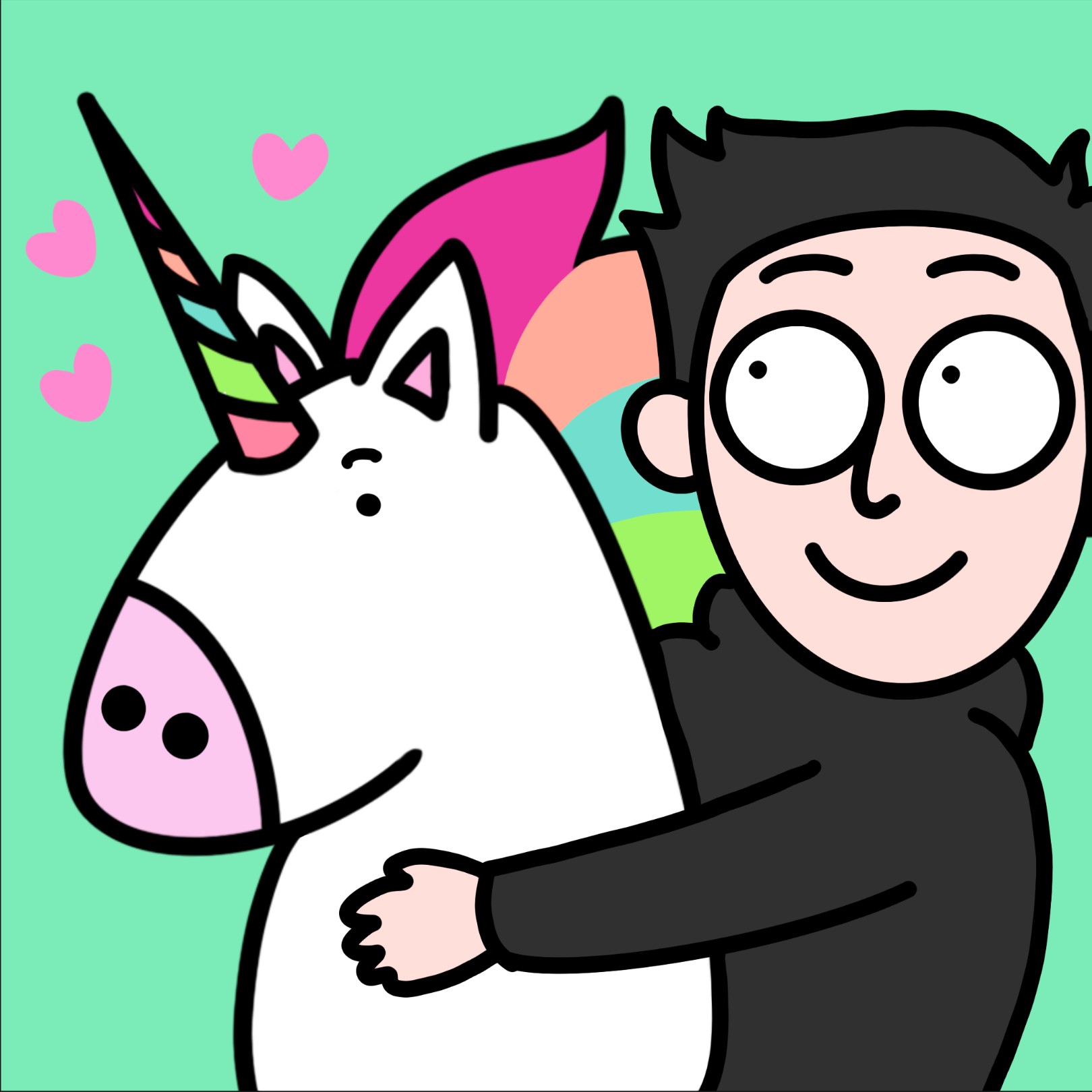 拥有独角兽的人方图