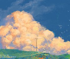 cloud-東夏卿卿插画