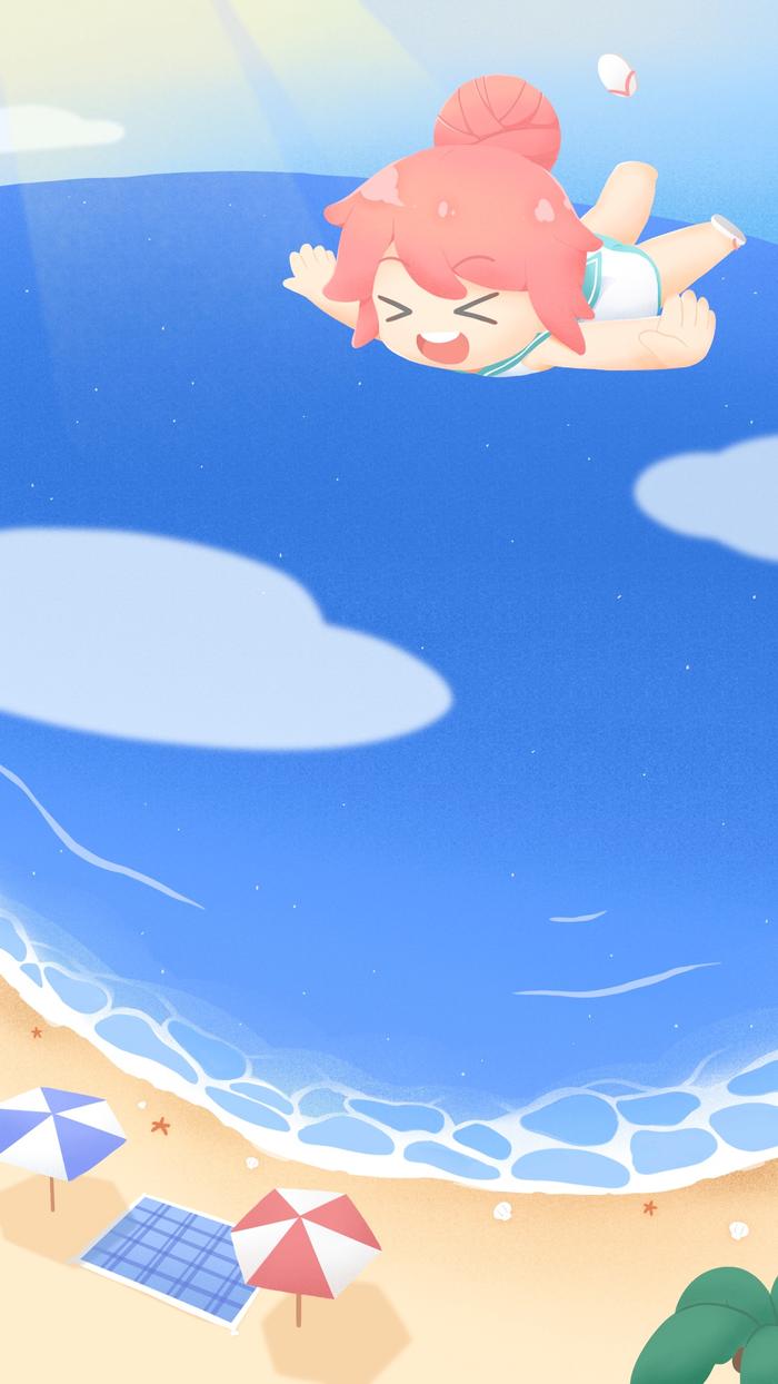 【原神/崩坏3】深海与天空插画图片壁纸