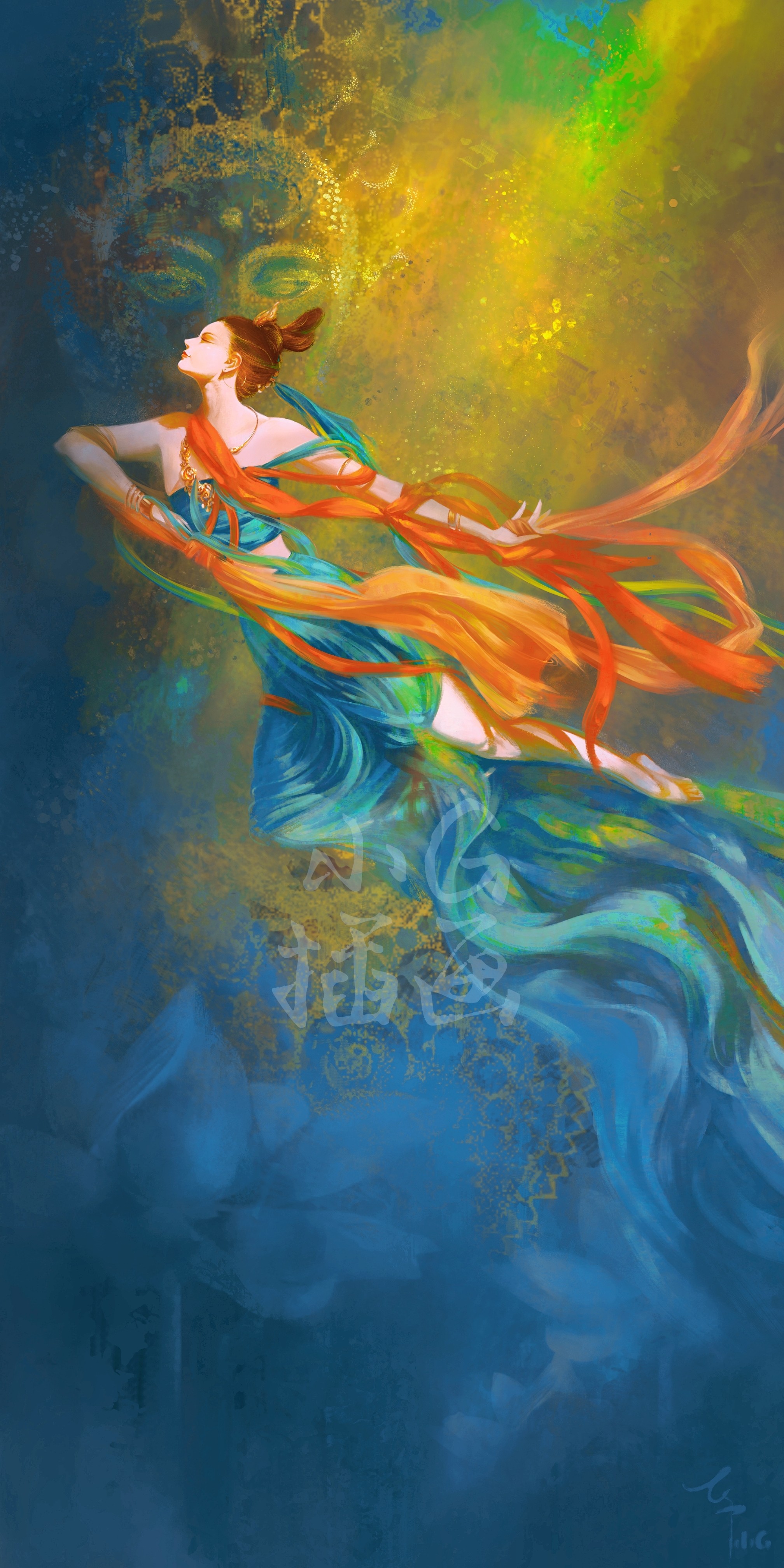 敦煌飞天附过程