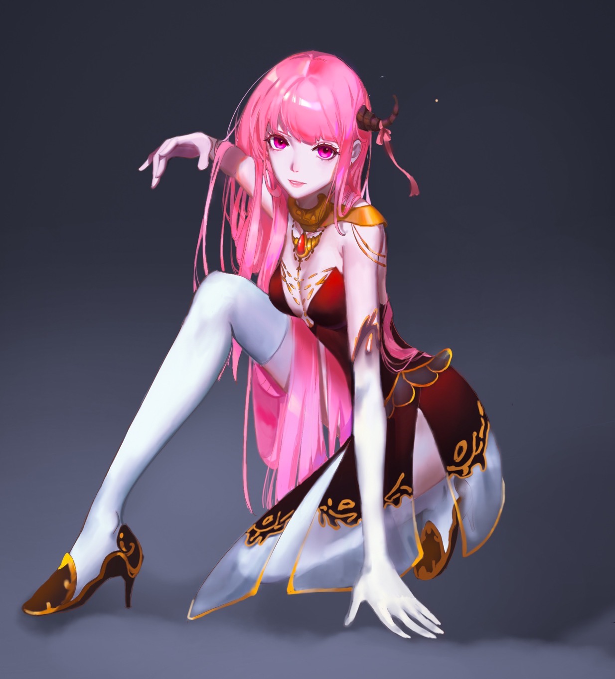 原创全身插画图片壁纸