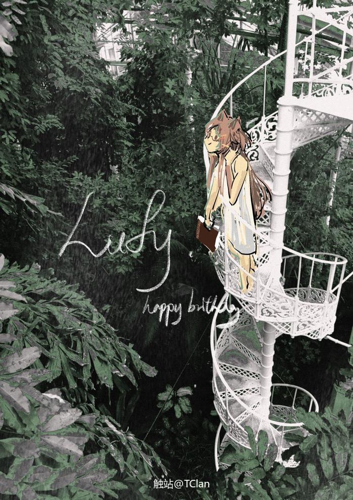 Lufy from the garden插画图片壁纸