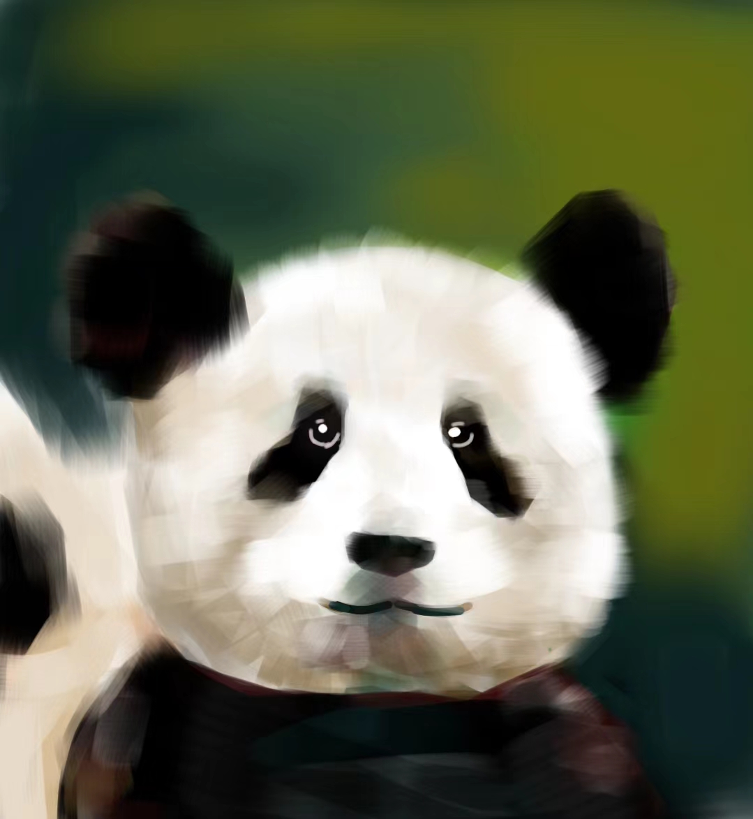 大熊猫插画图片壁纸