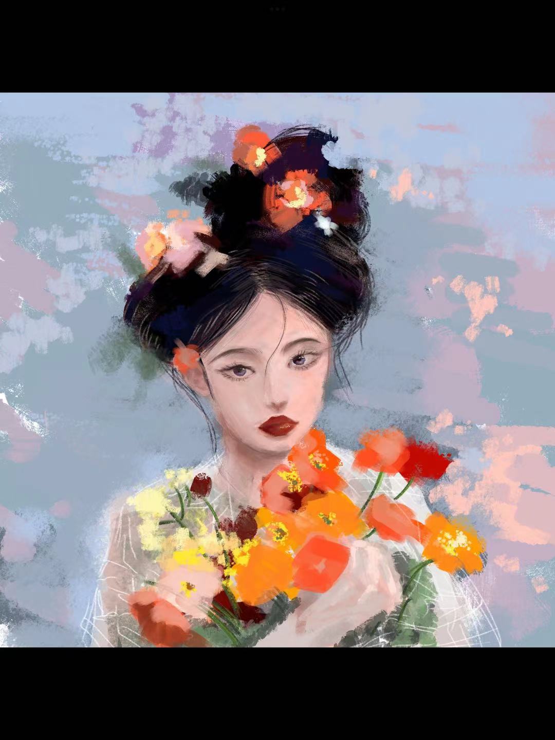 花花插画图片壁纸