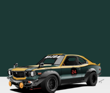 MAZDA RX3 1973 马自达RX3复古跑车