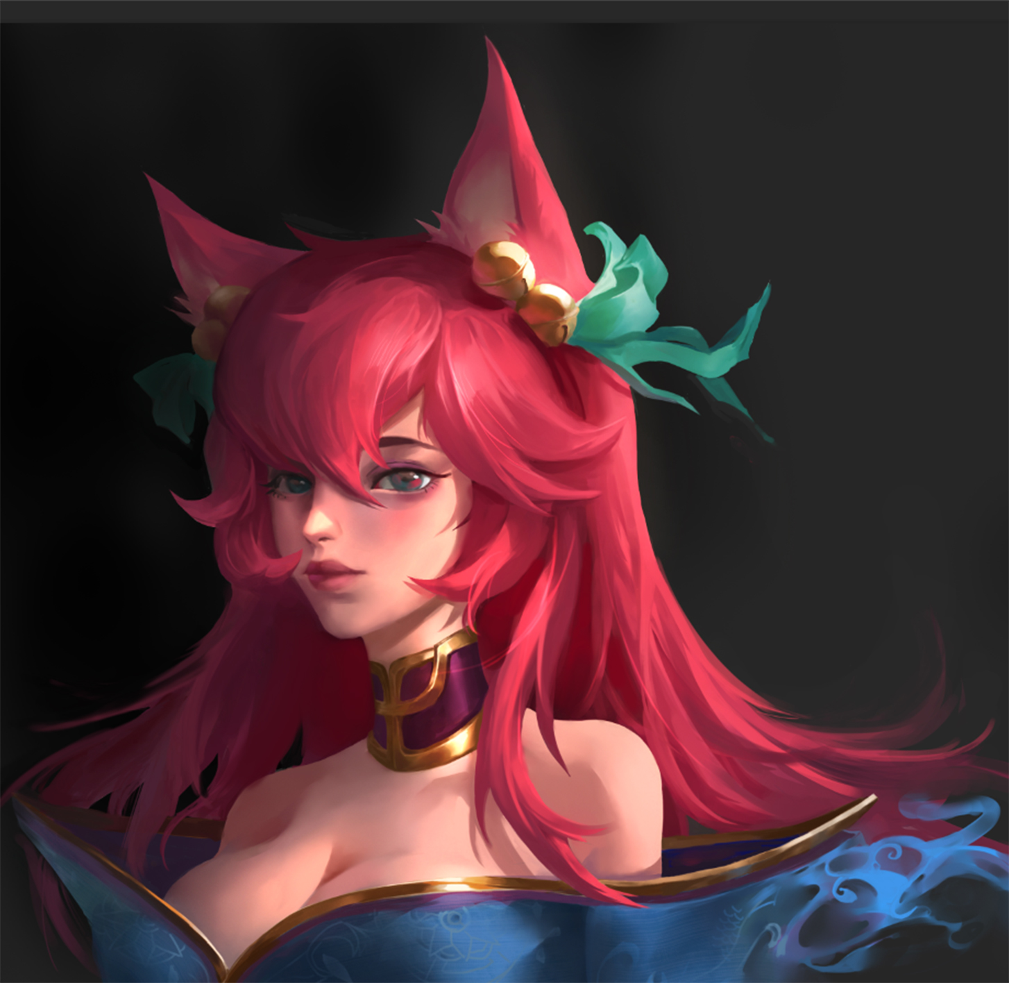 阿狸 灵魂莲华头像同人高清图