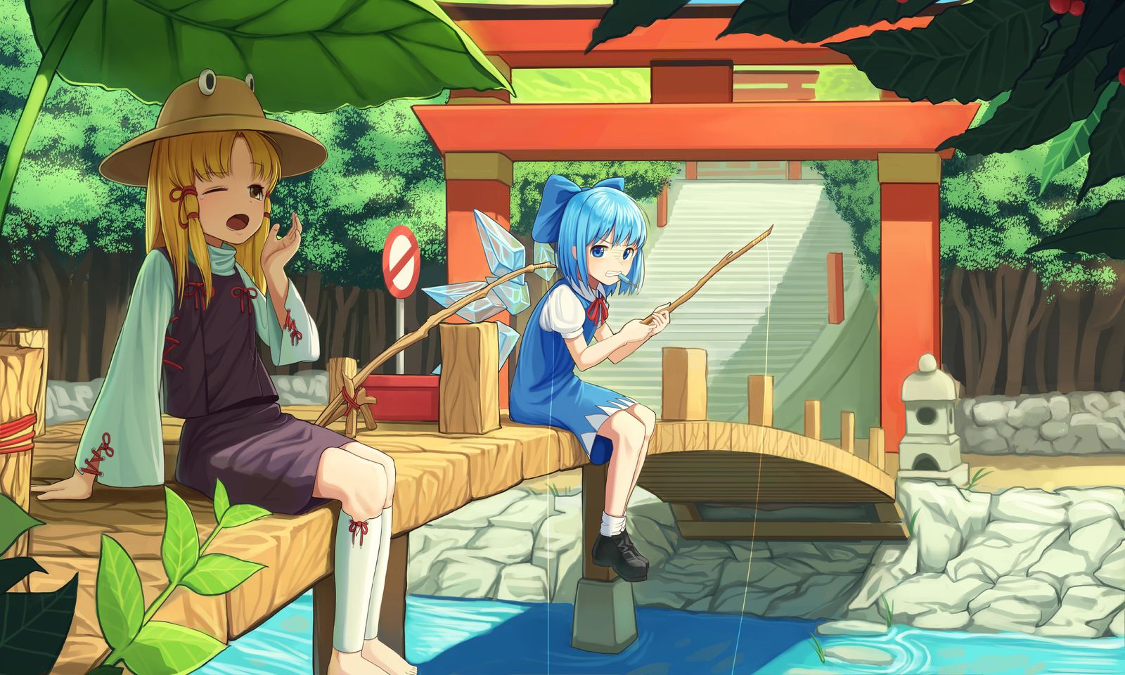 东方的日常插画图片壁纸