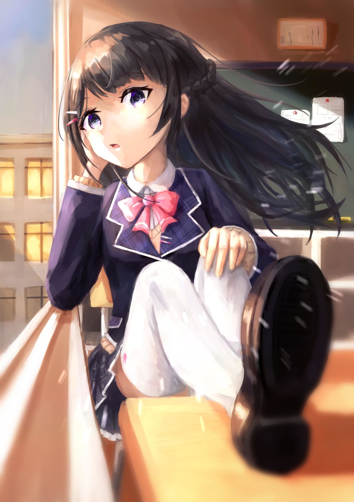 委員長插画图片壁纸