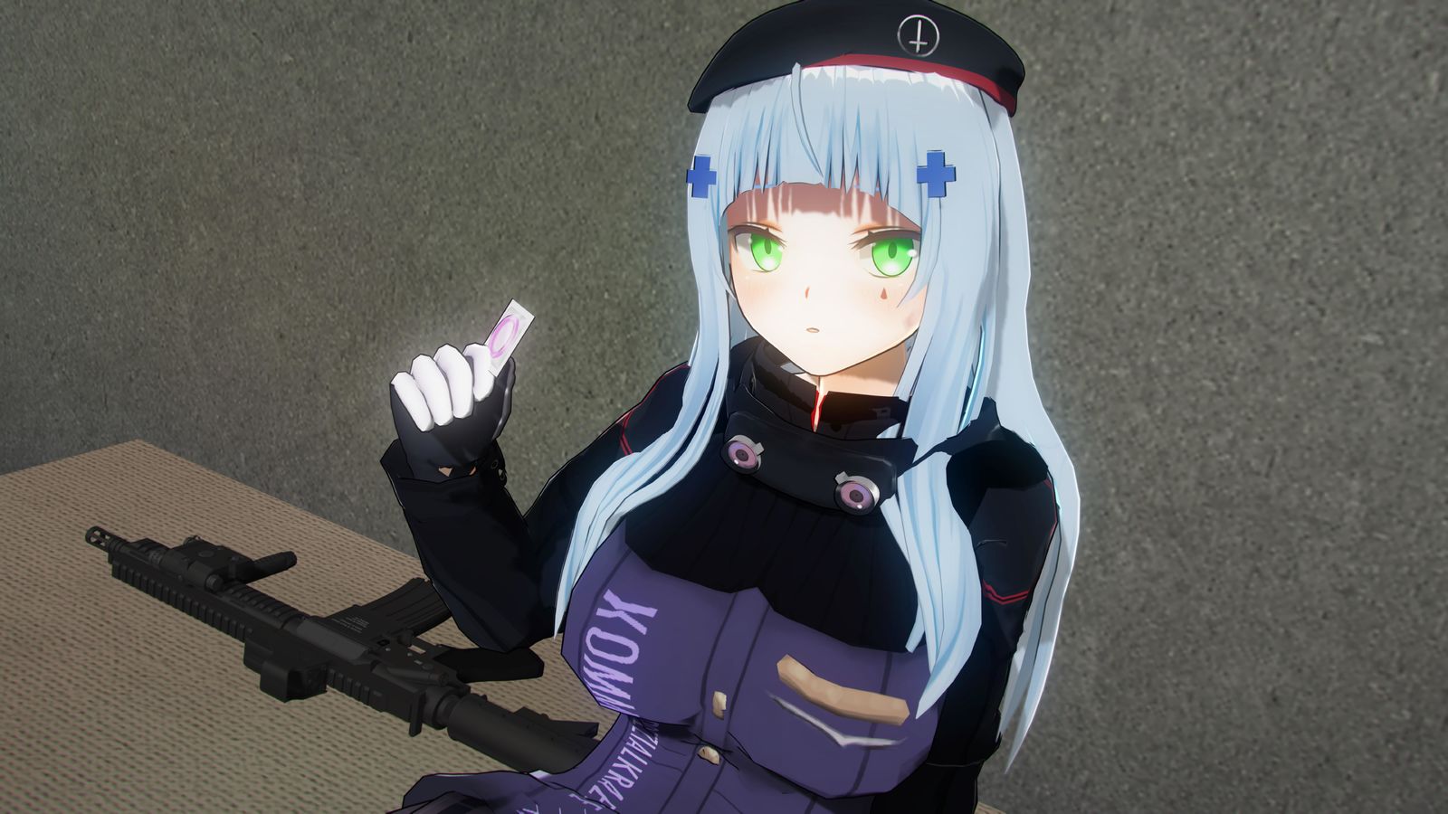 橡膠416hk416少女前線3d定製女僕2