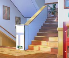 二次元场景-现代学校楼梯