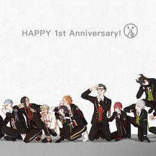 HAPPY 1st Anniversary !!插画图片壁纸