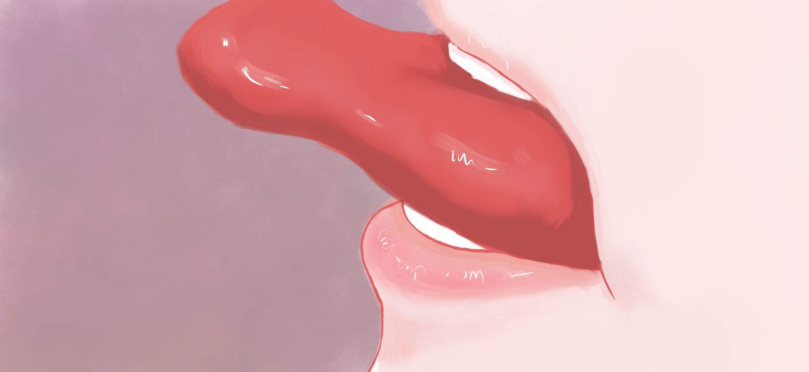 人物舌头练习画