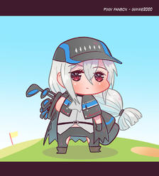 Skadi She is Pro-golf插画图片壁纸