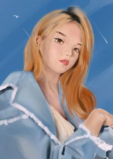 女插画图片壁纸