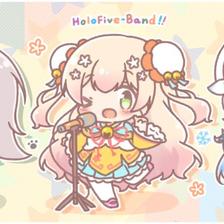 HoloFive-Band!插画图片壁纸