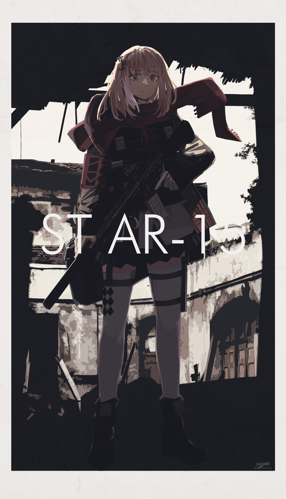 ST AR-15插画图片壁纸