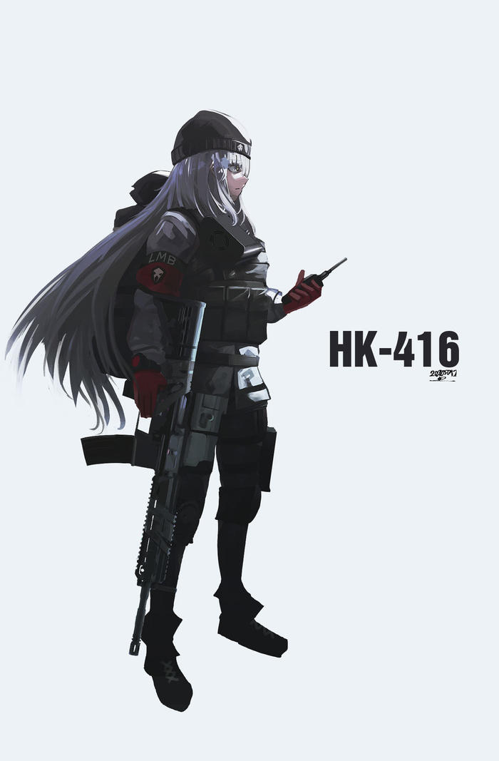 Division HK-416插画图片壁纸