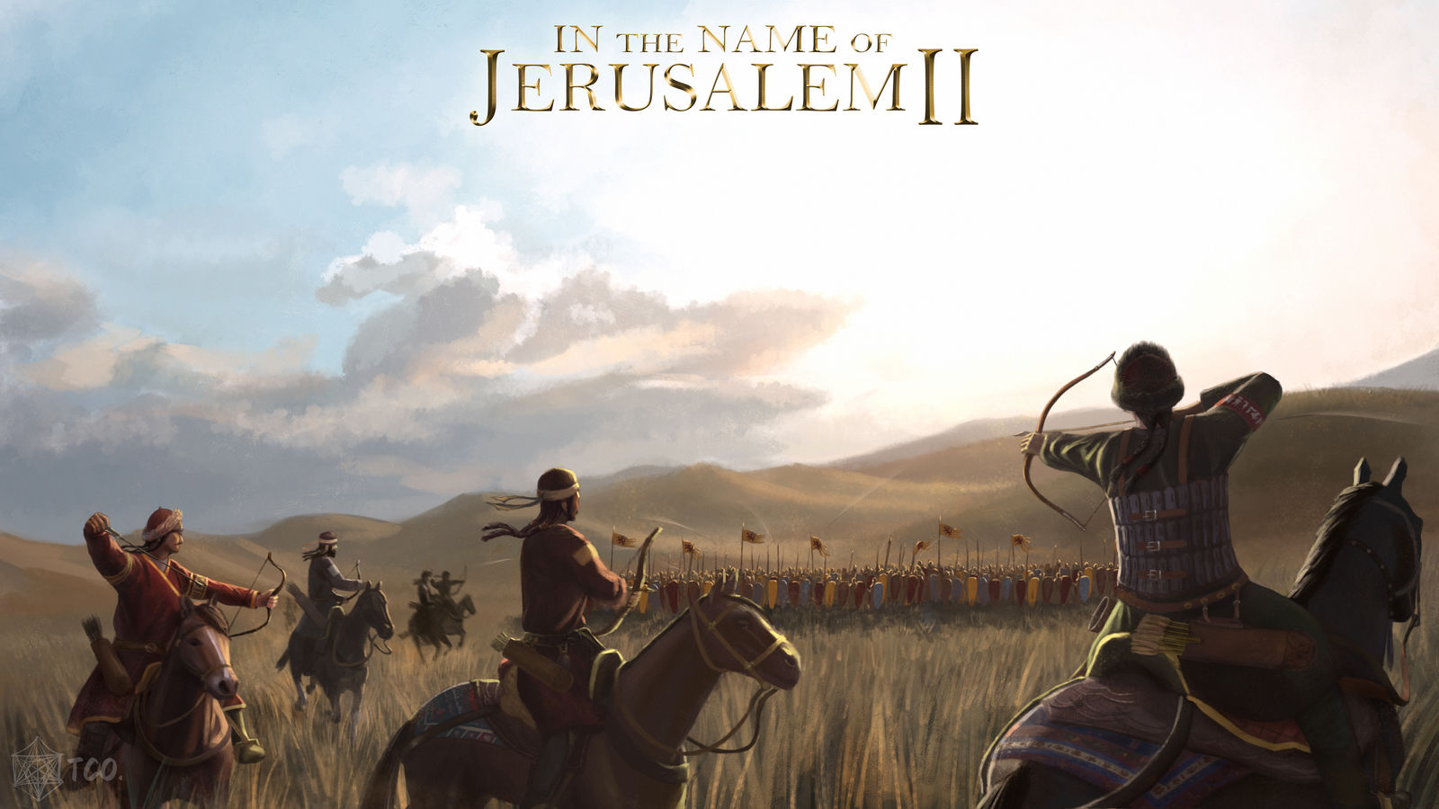 骑射袭扰-板绘以耶路撒冷之名