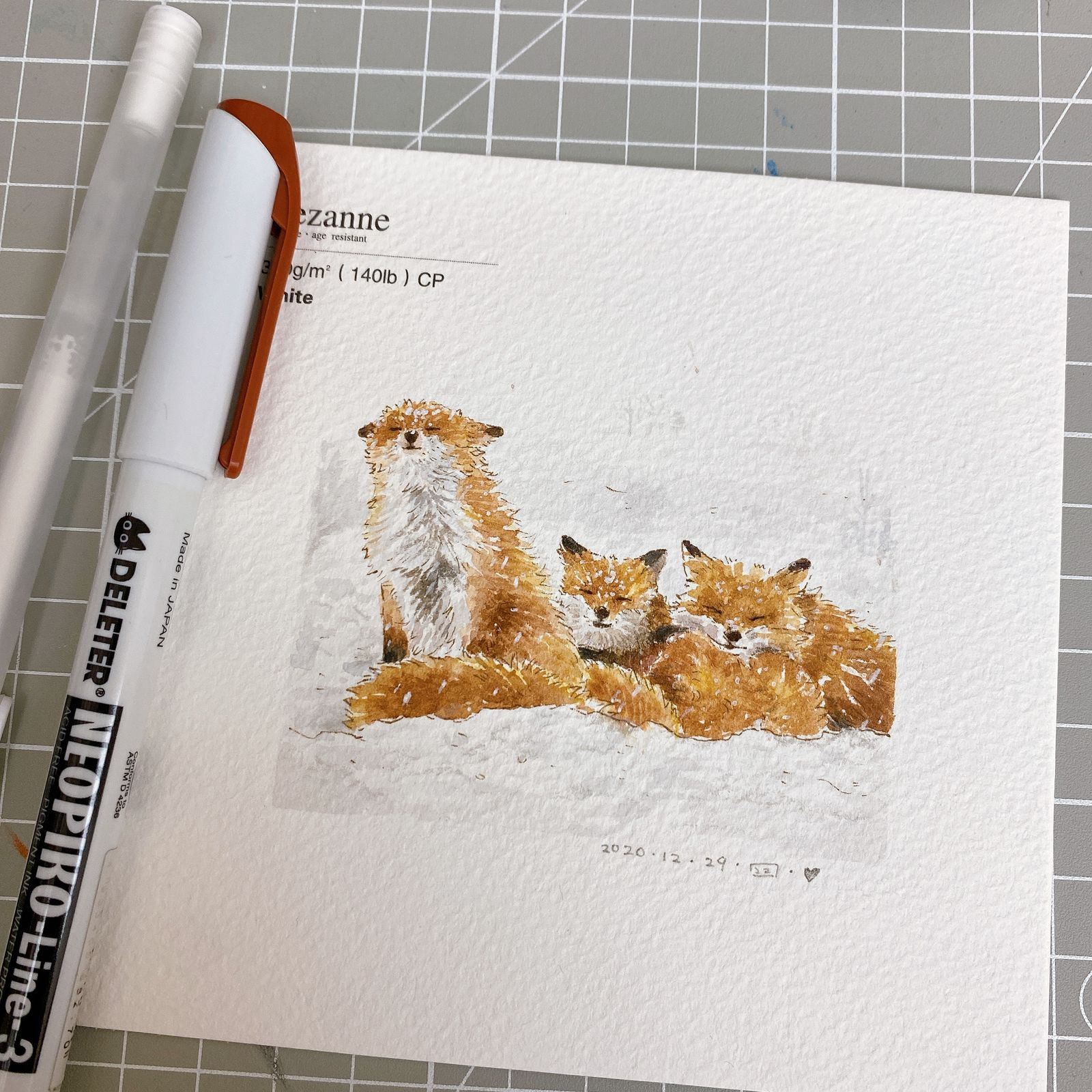 狐狸～插画图片壁纸