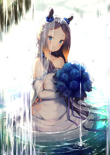 Ina: Wedding dress插画图片壁纸