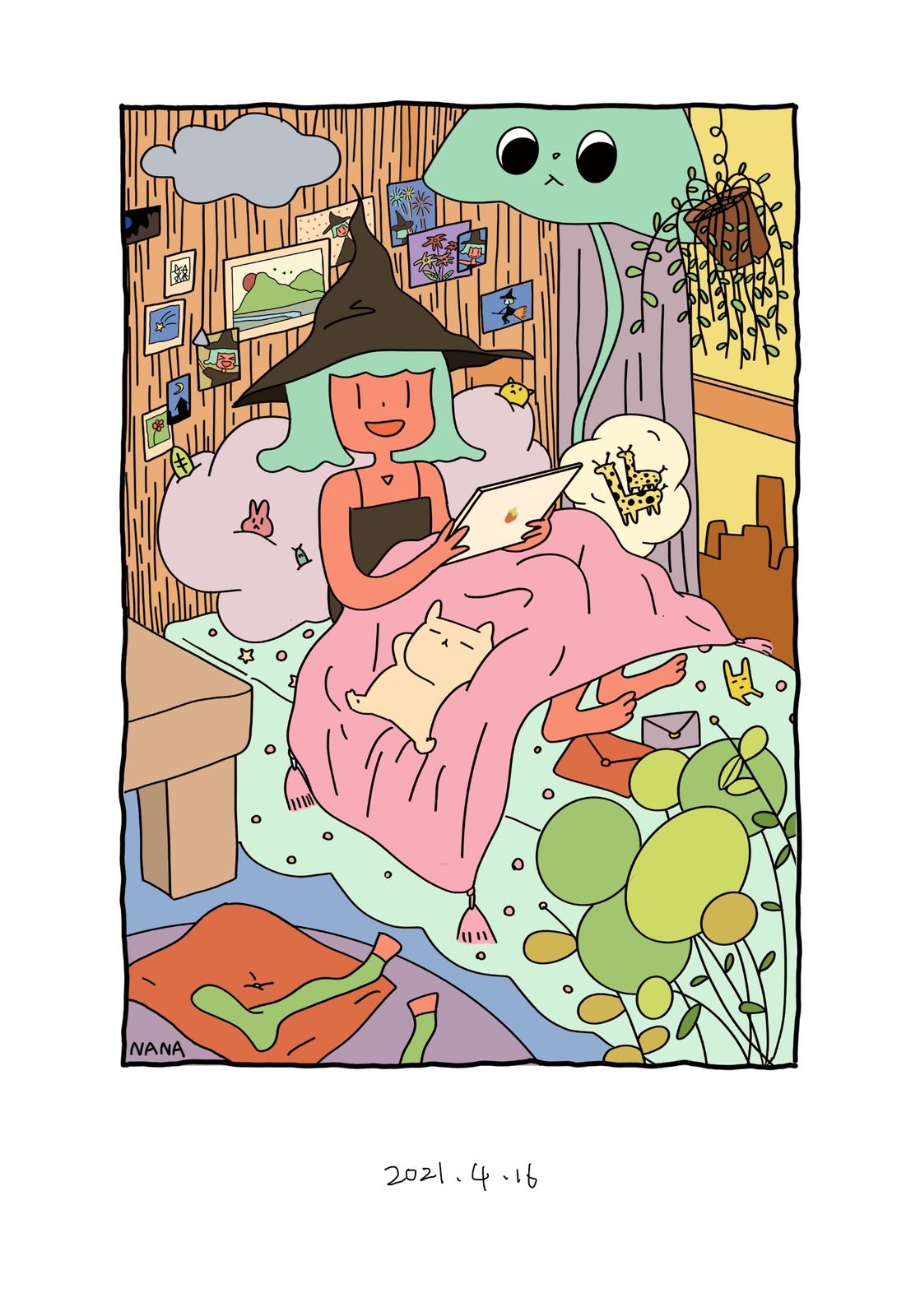 在东京的小房间2插画图片壁纸