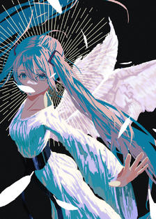 Angel Miku插画图片壁纸