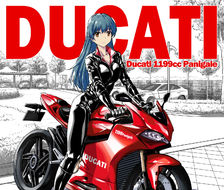 DUKATI-摩托车女孩子