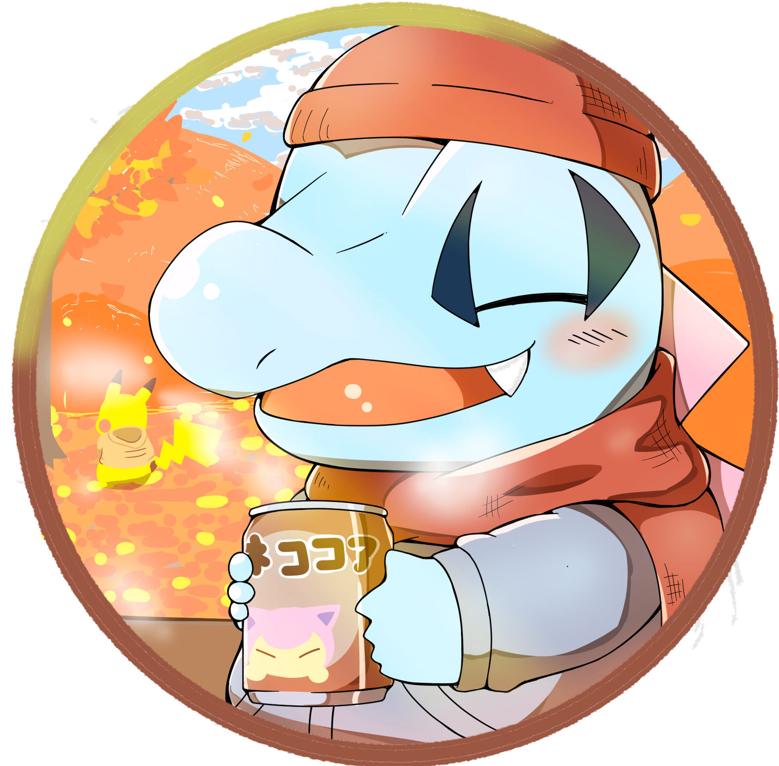 涂鸦集140皮卡丘小锯鳄