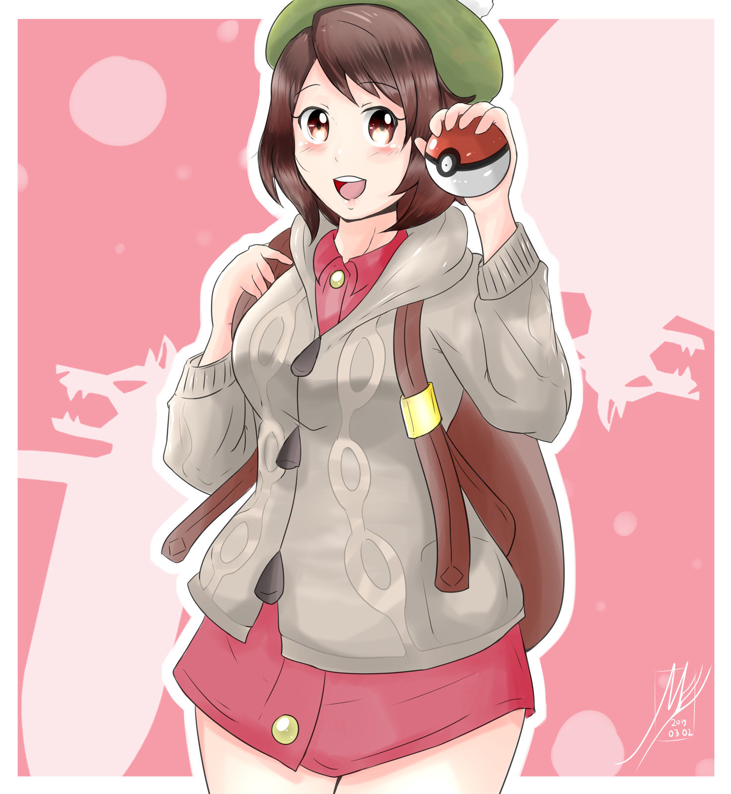 Female trainer pokemon SHSW