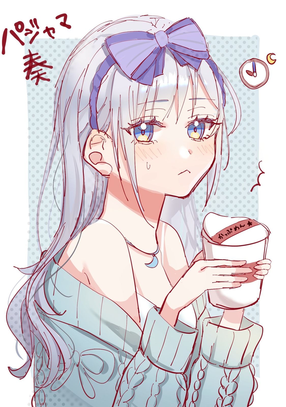 睡衣睡衣女孩子插图