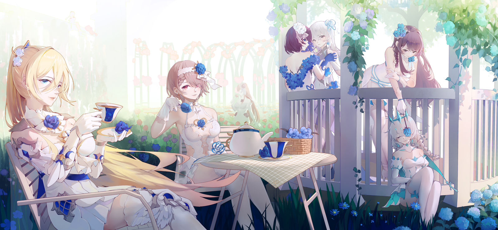 Girls and Flowers❀