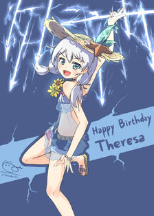 Happy Birthday Teri Teri插画图片壁纸