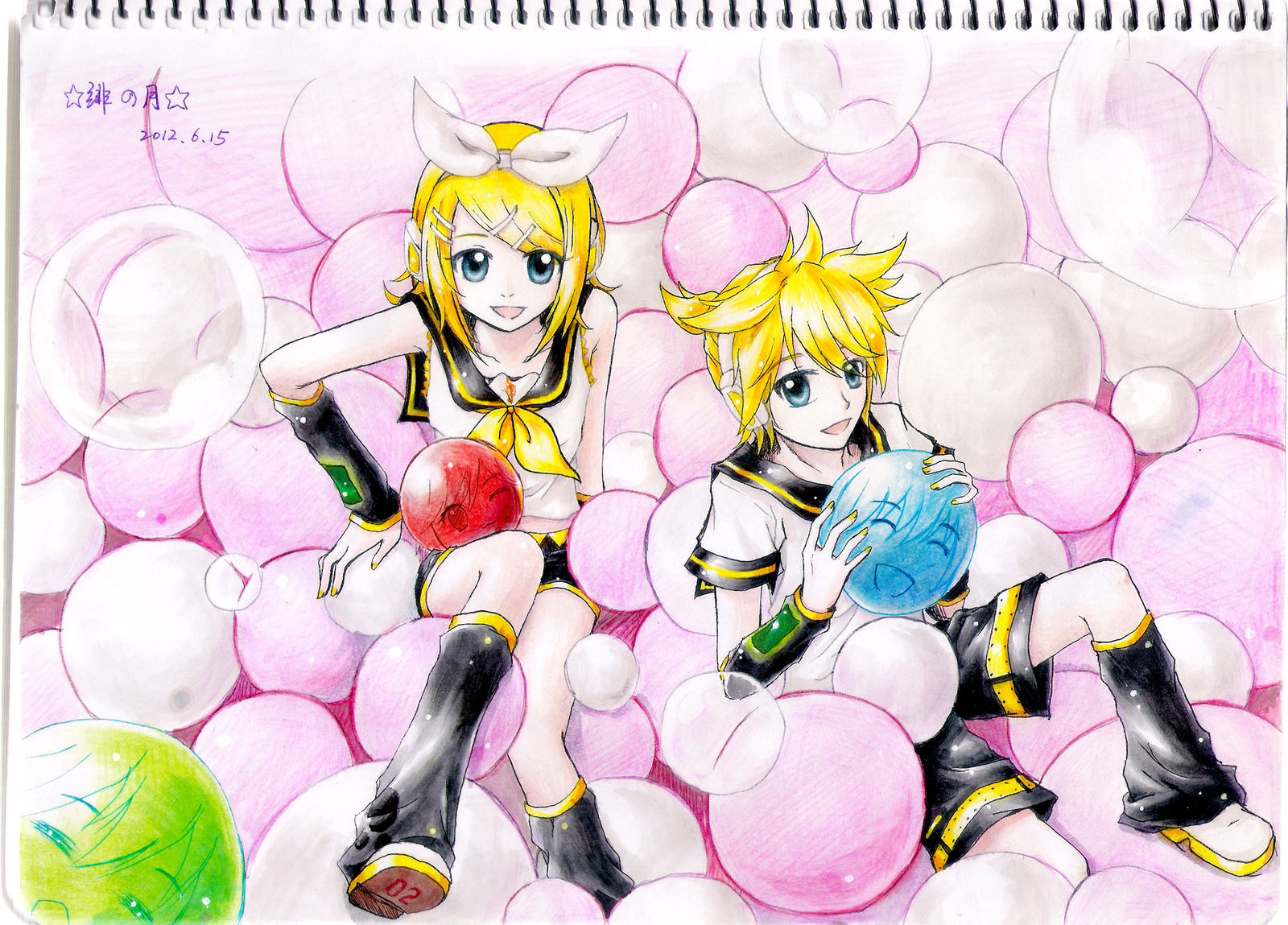 Rin&Len插画图片壁纸