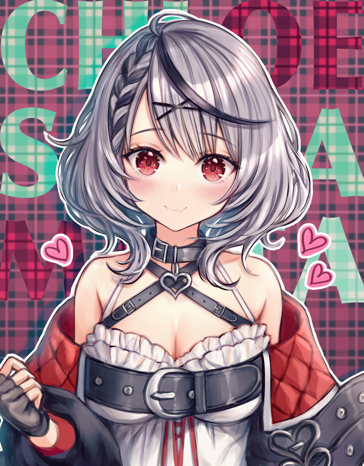 摘下面具的天使小黑宝石♡插画图片壁纸
