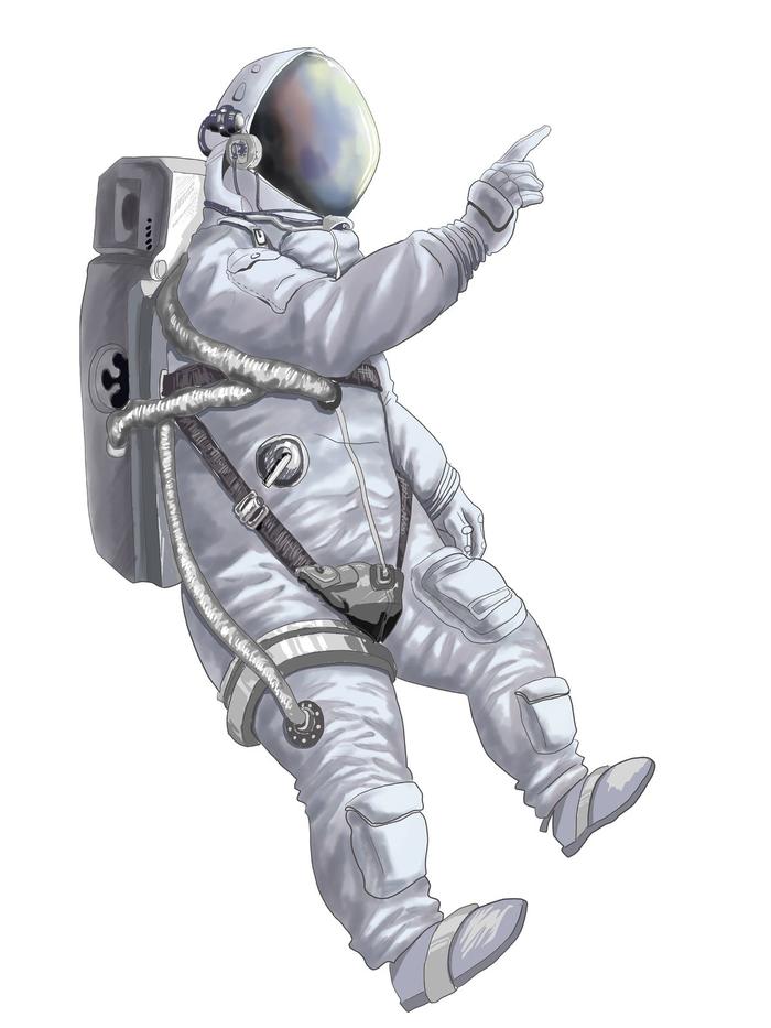 宇航员插画图片壁纸