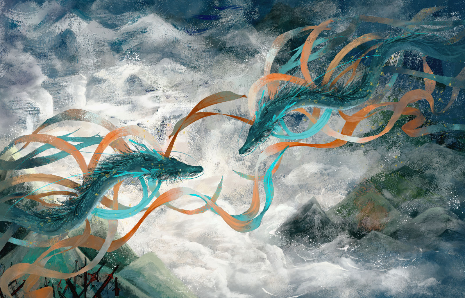 屠龙少年篇古风巨龙