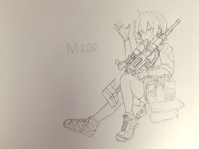 少女前线M200插画图片壁纸