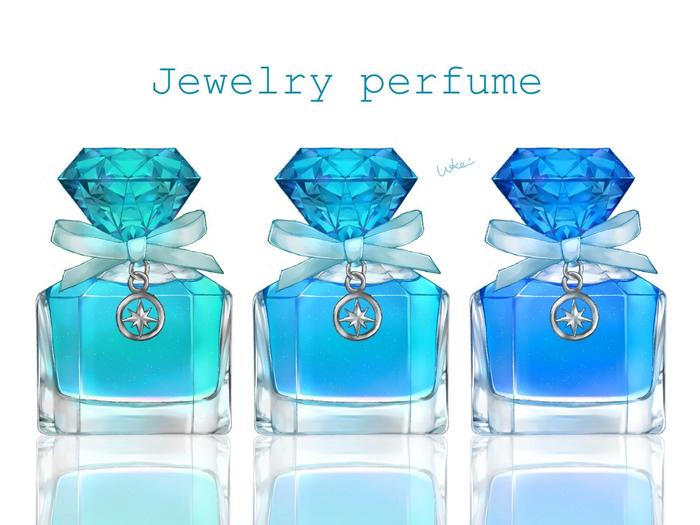 Jewelry Perfume插画图片壁纸