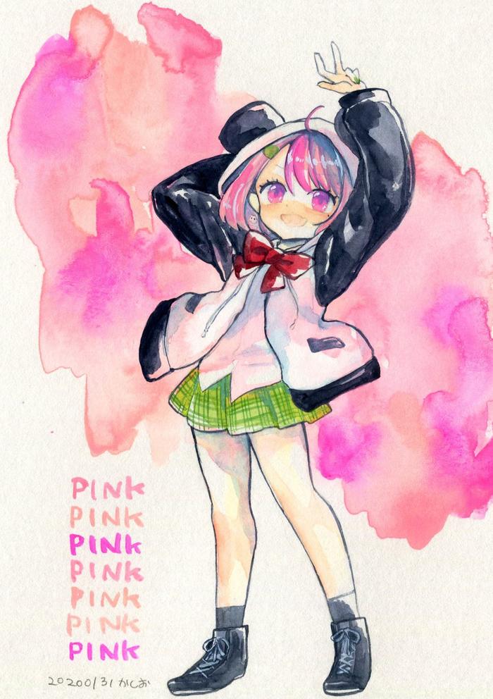 PINK!!!!!!!插画图片壁纸