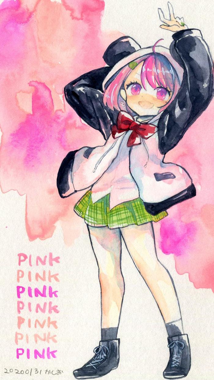 PINK!!!!!!!插画图片壁纸