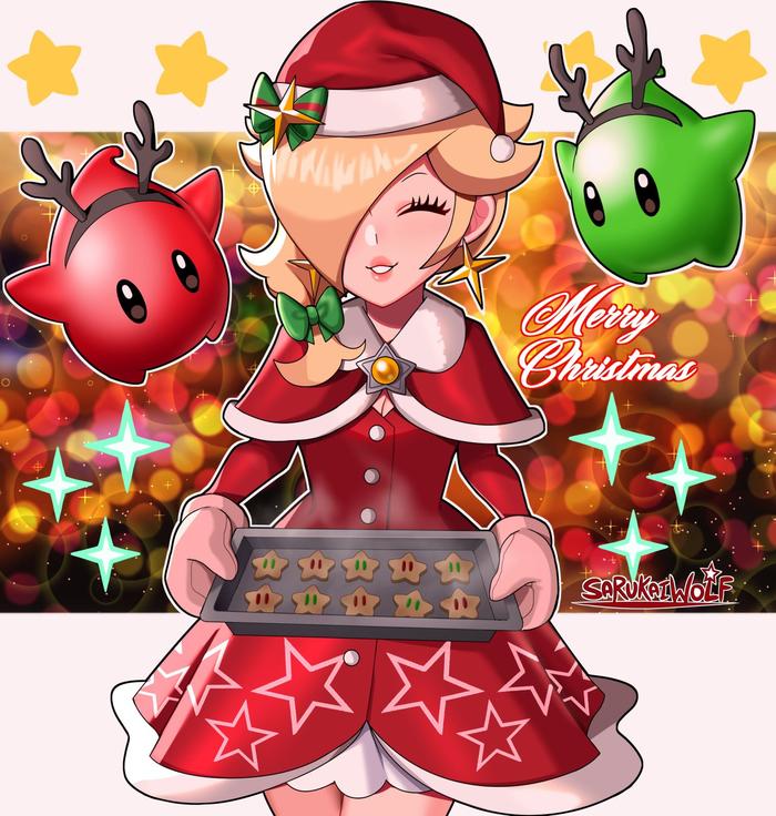 Merry Stellar Christmas插画图片壁纸