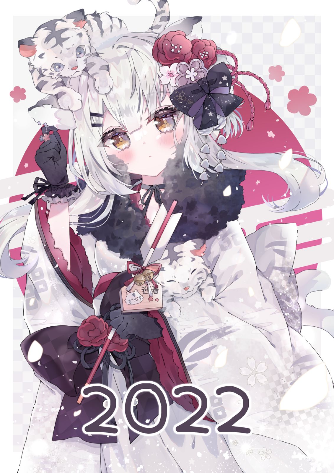 HAPPY NEW YEAR 2022〜 插画图片壁纸