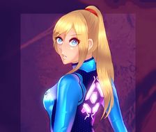 Zerosuit samus-女孩子胸部