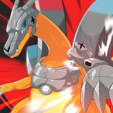 Pokemon fusion Villain F口袋妖怪混合插画图片壁纸