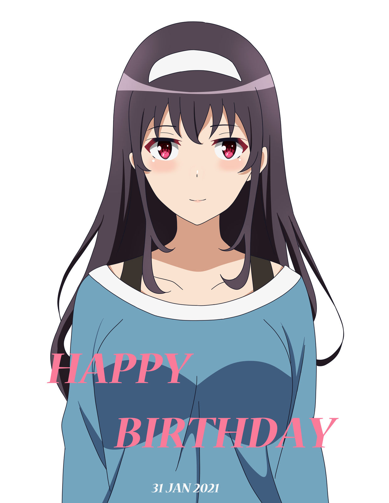 Utaha birthday插画图片壁纸