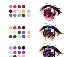 Anime Eye Shading Styles